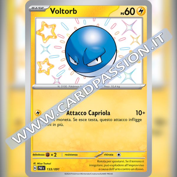133/091 Voltorb Shiny | Destino di Paldea