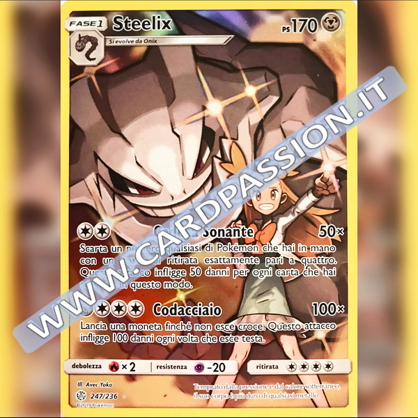 247/236 Steelix Rara Segreta | Eclissi Cosmica - Card Passion