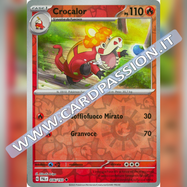 036/193 Crocalor Reverse | Evoluzioni a Paldea