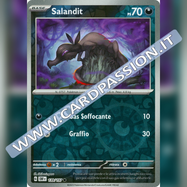139/197 Salandit Reverse | Ossidiana Infuocata