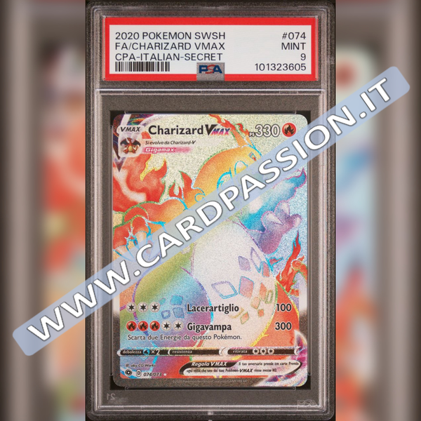 074/073 Charizard VMax Hyper | Futuri Campioni - PSA 9