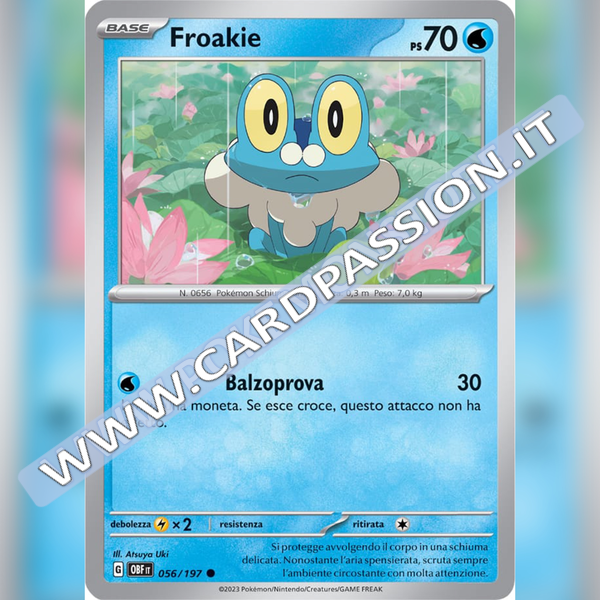056/197 Froakie | Ossidiana Infuocata