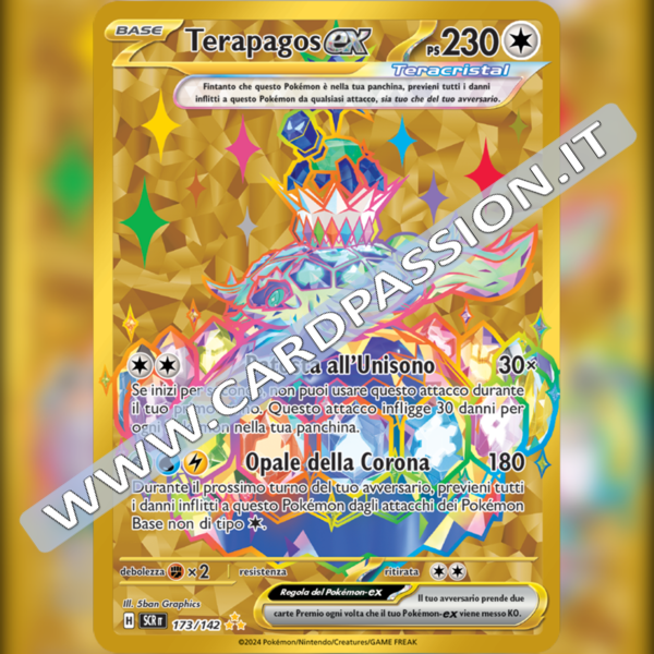 173/142 Terapagos ex Gold | Corona Astrale