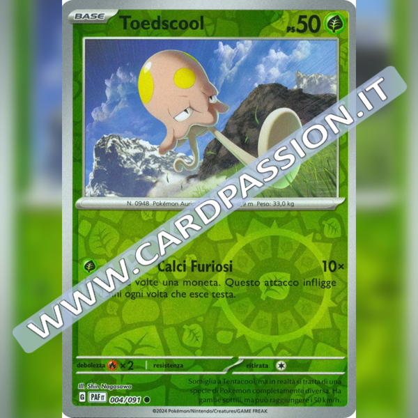 004/091 Toedscool Reverse | Destino di Paldea