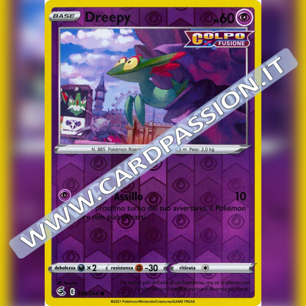 128/264 Dreepy Reverse | Colpo Fusione - Card Passion
