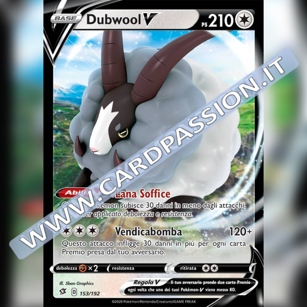 153/192 Dubwool V | Fragore Ribelle - Card Passion