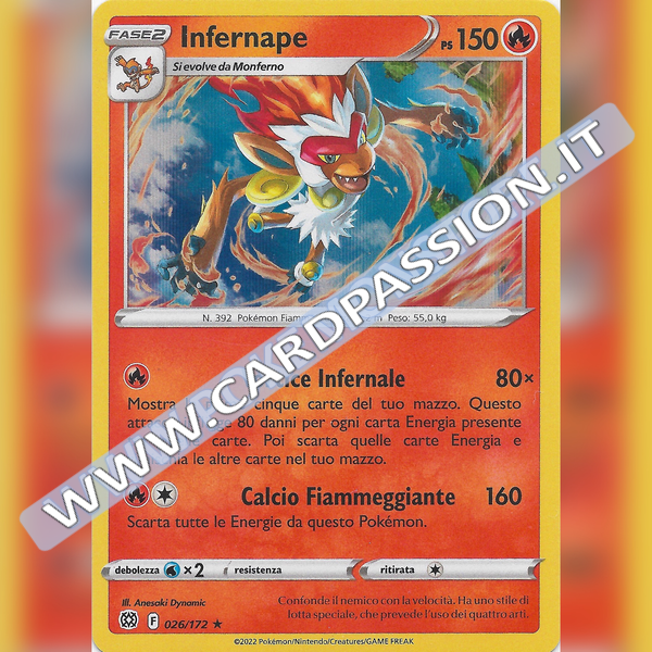 026/172 Infernape Holo | Astri Lucenti - Card Passion