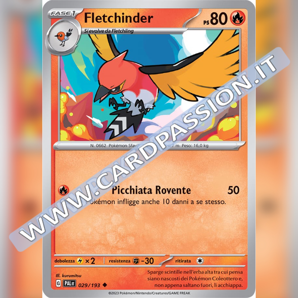 029/193 Fletchinder | Evoluzioni a Paldea