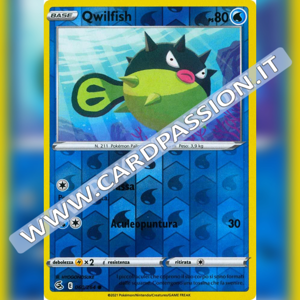 060/264 Qwilfish Reverse | Colpo Fusione - Card Passion