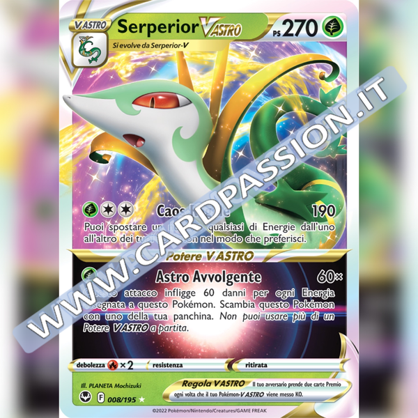 008/195 Serperior VAstro | Tempesta Argentata