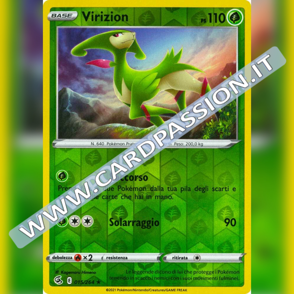 015/264 Virizion Reverse | Colpo Fusione - Card Passion