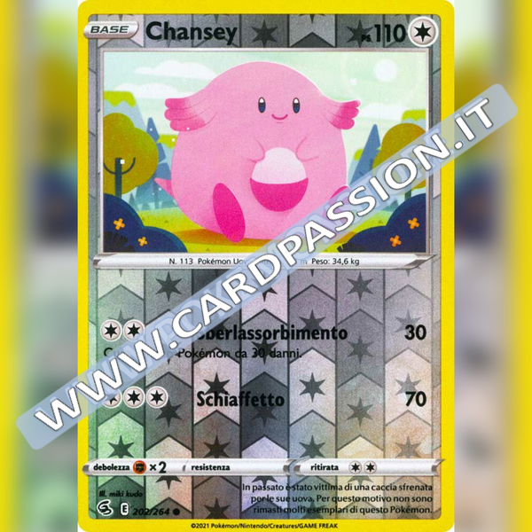 202/264 Chansey Reverse | Colpo Fusione - Card Passion