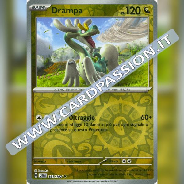 161/197 Drampa Reverse | Ossidiana Infuocata