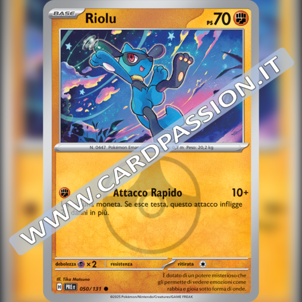 050/131 Riolu Master Ball Reverse | Evoluzioni Prismatiche