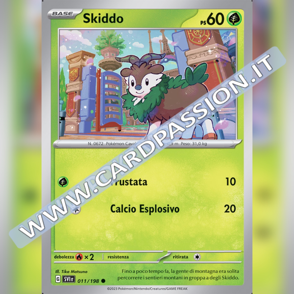 011/198 Skiddo | Scarlatto e Violetto