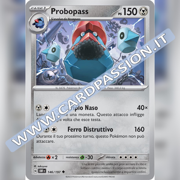 146/197 Probopass | Ossidiana Infuocata