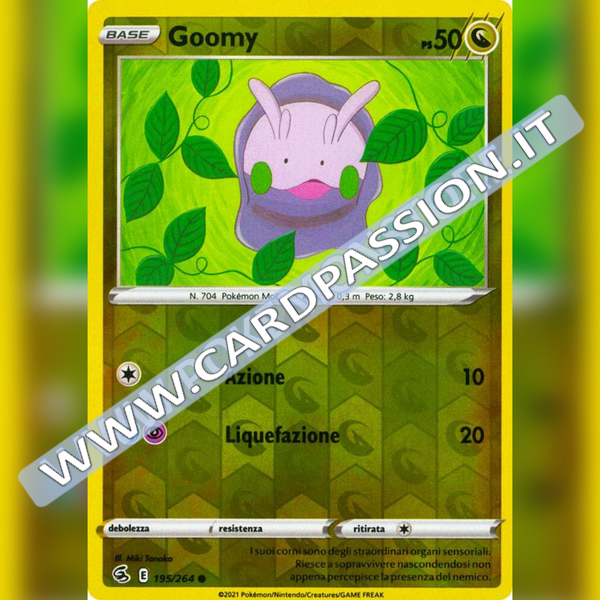 195/264 Goomy Reverse | Colpo Fusione - Card Passion