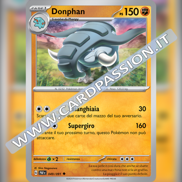 049/091 Donphan | Destino di Paldea