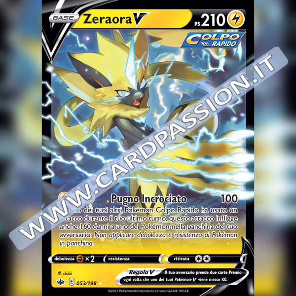 053/198 Zeraora V | Regno Glaciale - Card Passion