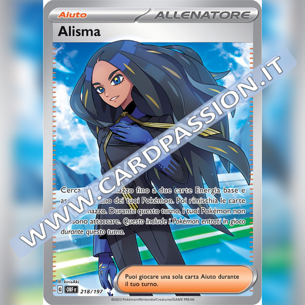 218/197 Alisma (Full Art) | Ossidiana Infuocata