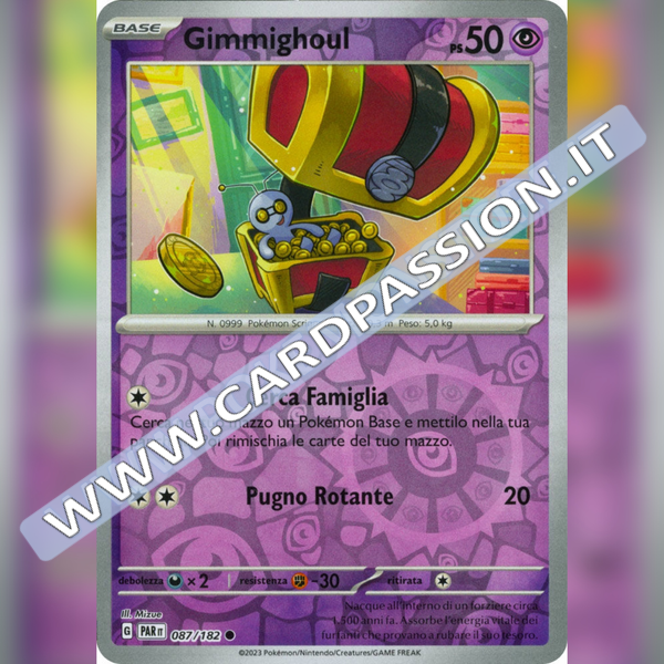 087/182 Gimmighoul Reverse | Paradosso Temporale