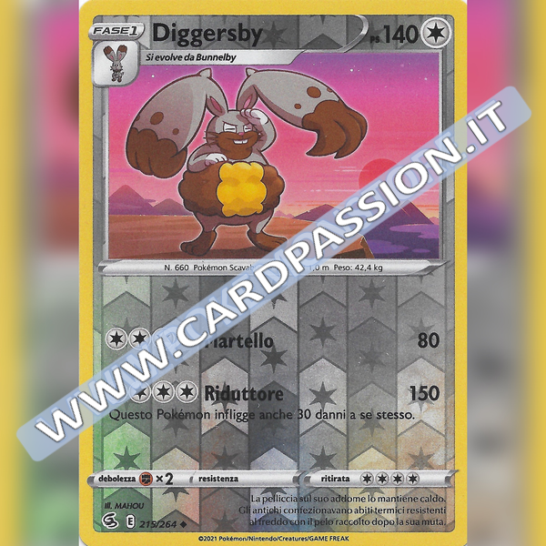 215/264 Diggersby Reverse | Colpo Fusione - Card Passion
