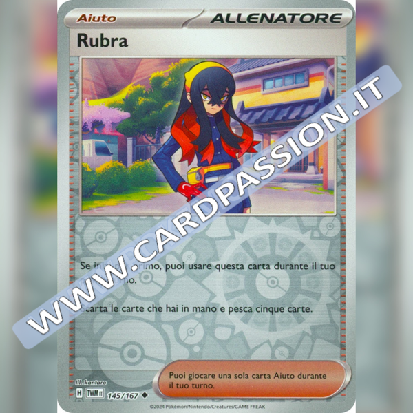 145/167 Rubra Reverse | Crepuscolo Mascherato