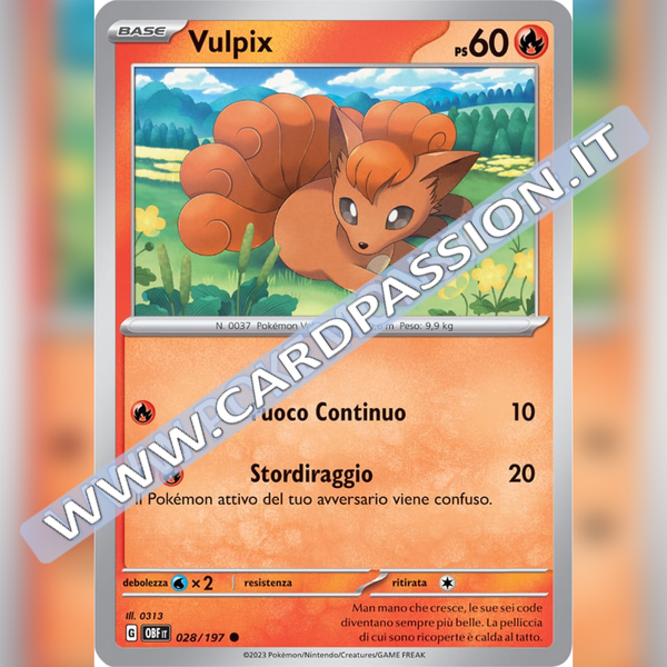 028/197 Vulpix | Ossidiana Infuocata