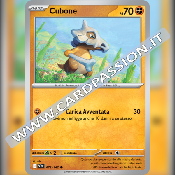 072/142 Cubone | Corona Astrale