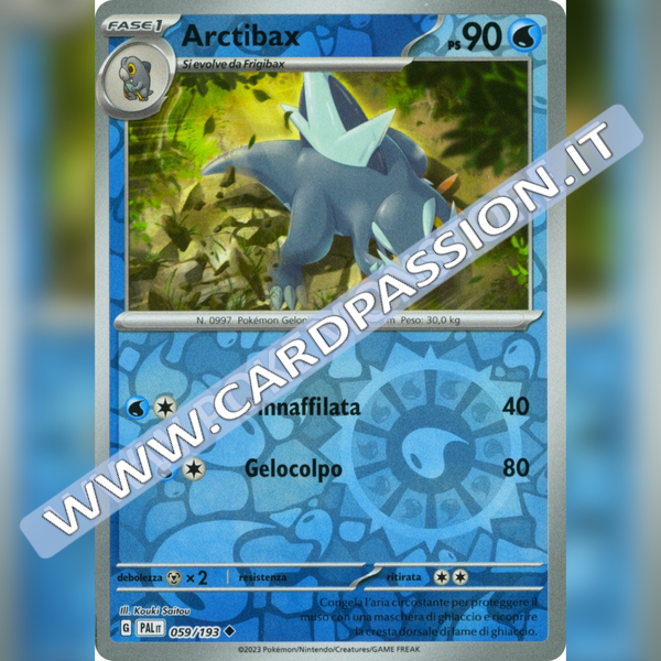 059/193 Arctibax Reverse | Evoluzioni a Paldea