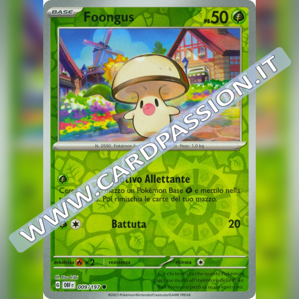 009/197 Foongus Reverse | Ossidiana Infuocata