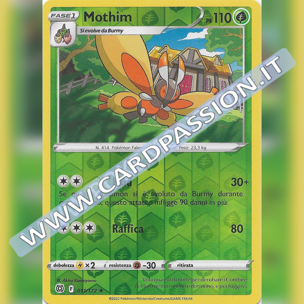 011/172 Mothim Reverse | Astri Lucenti - Card Passion