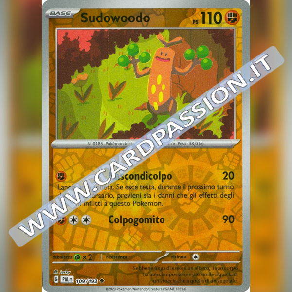 109/193 Sudowoodo Reverse | Evoluzioni a Paldea
