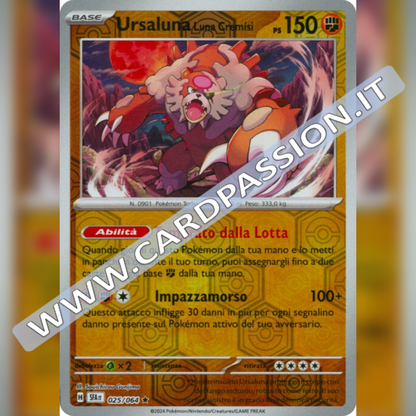 025/064 Ursaluna Luna Cremisi Reverse | Segreto Fiabesco