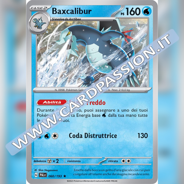 060/193 Baxcalibur Holo | Evoluzioni a Paldea