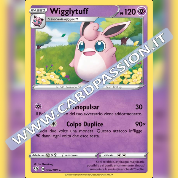068/189 Wigglytuff Rara | Fiamme Oscure - Card Passion