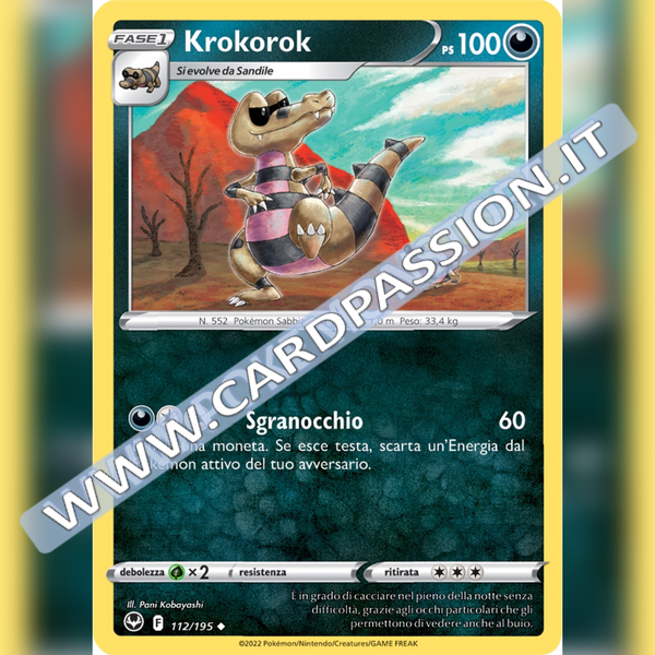 112/195 Krokorok | Tempesta Argentata