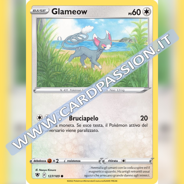 127/189 Glameow Comune | Lucentezza Siderale - Card Passion