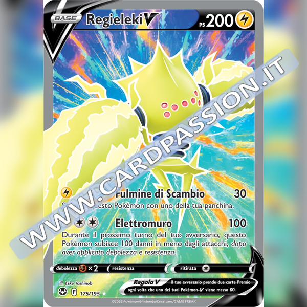 175/195 Regieleki V (Full Art) | Tempesta Argentata