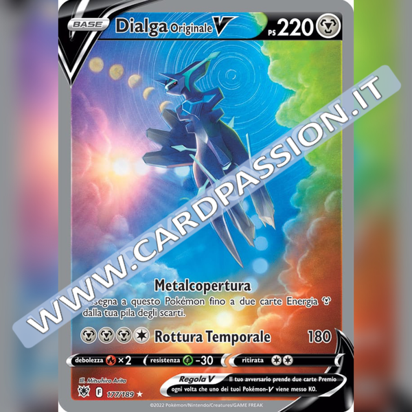 177/189 Dialga Originale V (Alternative Art) | Lucentezza Siderale - Card Passion