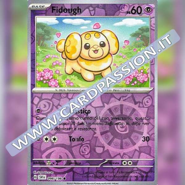 098/198 Fidough Reverse | Scarlatto e Violetto