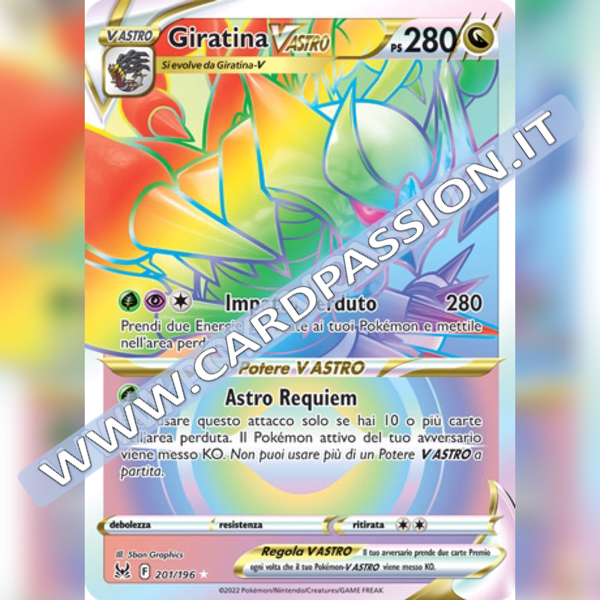 201/196 Giratina VAstro Hyper | Origine Perduta - Card Passion