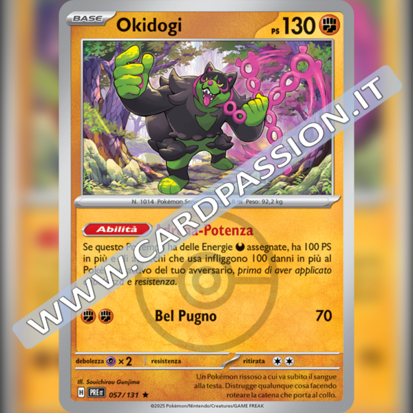 057/131 Okidogi Poke Ball Reverse | Evoluzioni Prismatiche