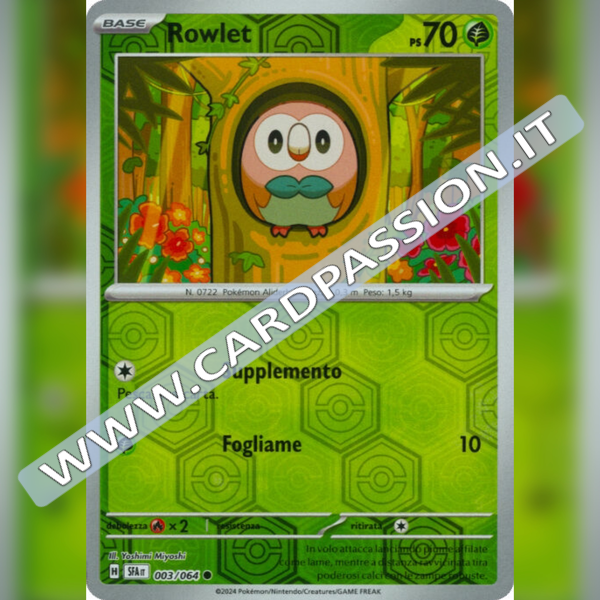 003/064 Rowlet Reverse | Segreto Fiabesco