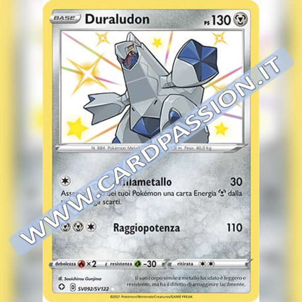 SV092/SV122 Duraludon Baby Shiny | Destino Splendente - Card Passion