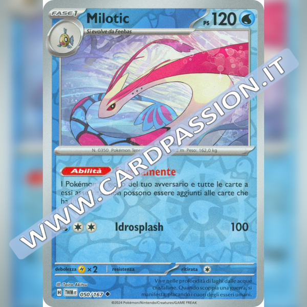 050/167 Milotic Reverse | Crepuscolo Mascherato