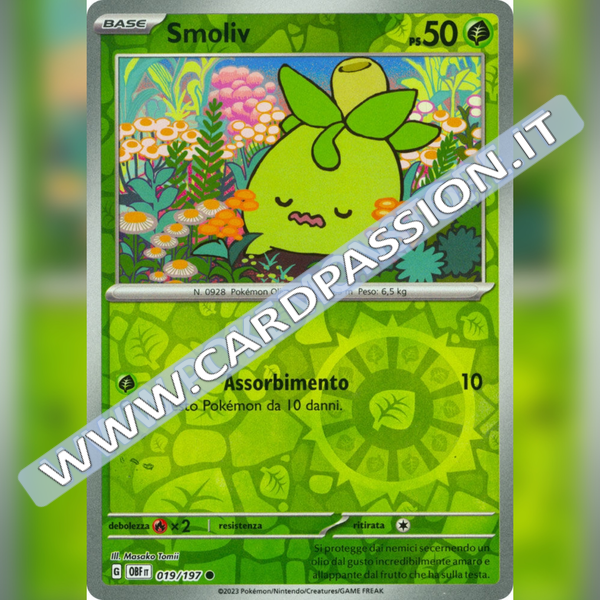 019/197 Smoliv Reverse | Ossidiana Infuocata