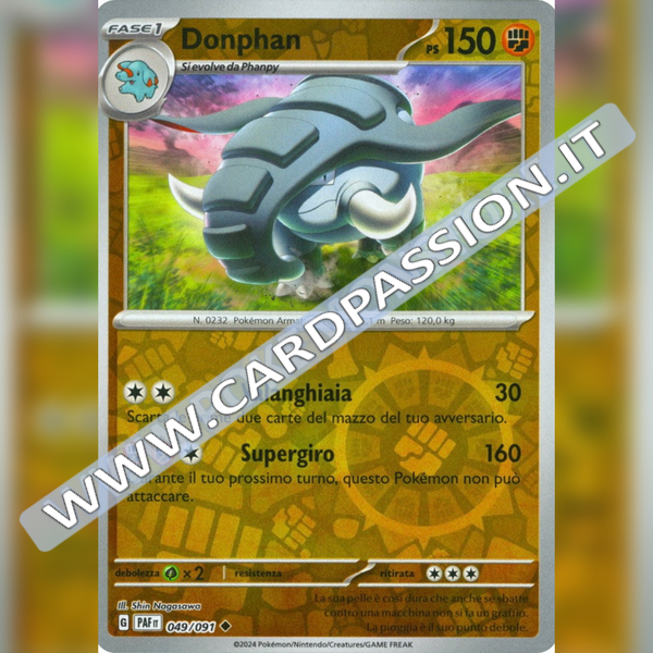 049/091 Donphan Reverse | Destino di Paldea