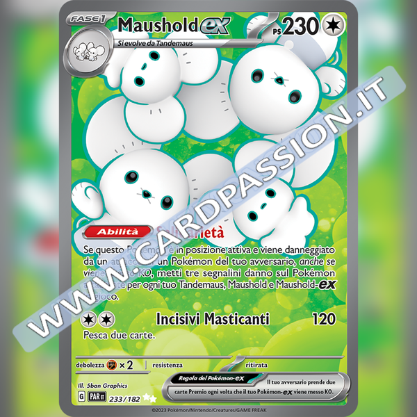 233/182 Maushold ex (Full Art) | Paradosso Temporale