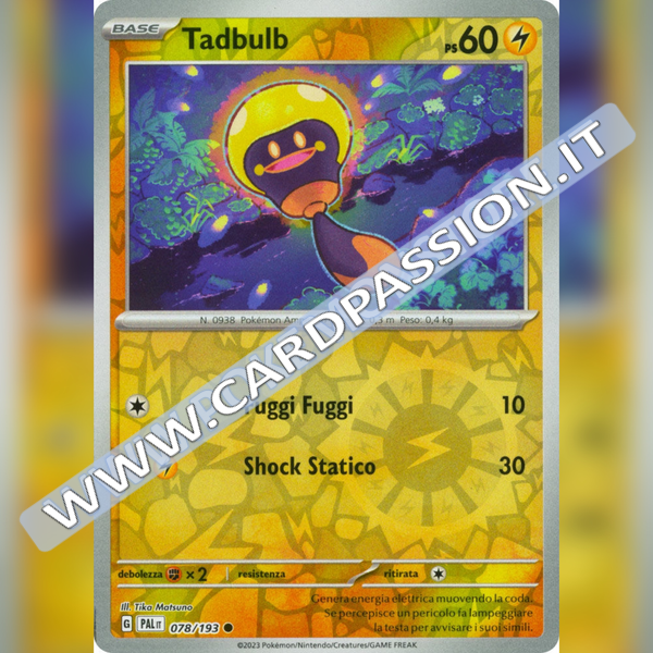 078/193 Tadbulb Reverse | Evoluzioni a Paldea